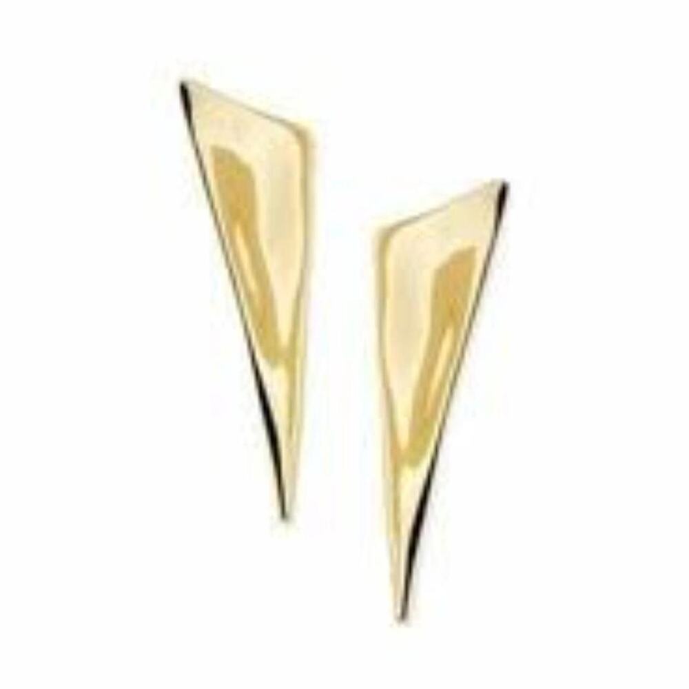 Alexis bittar gold tone earrings